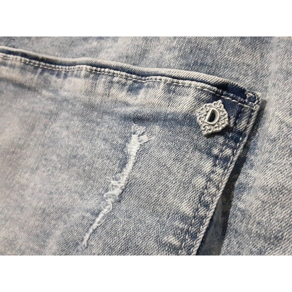 DEMOCRACY | Plus Ab Solution Skirt With Frayed Hem Various Size 24 W - Picture 10 of 11